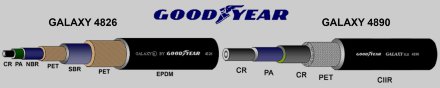 Шланг для автокондиционера Goodyear Galaxy 4890 G10 (12 мм - 1/2")