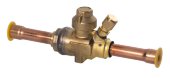 Шаровый запорный вентиль с сервисным штуцером BC-BVa-38