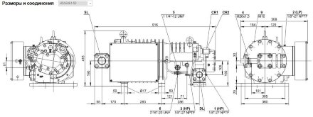 Винтовой компрессор HSN6461-50Y (LBP/MBP) Bitzer Винтовой компрессор HSN6461-50Y (LBP/MBP) Bitzer