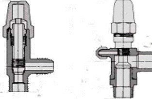 Вентиль запорный угловой ( 1/4 MPT x 1/4 SAE ) 7761-B Henry Technologies