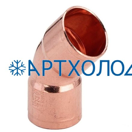 Отвод 45гр двухраструбный 1 