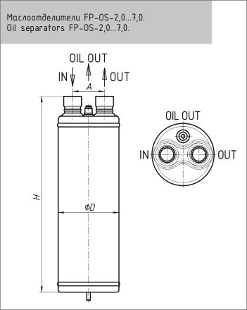Маслоотделитель FP-OS-2,0-058 Frigopoint