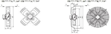 Вентилятор осевой ZIEHL-ABEGG FB042-4DK.2F.V4P Ziehl-Abegg