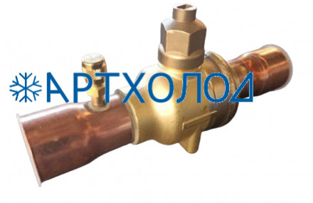 Шаровый запорный вентиль с сервисным штуцером BC-BVa-12 N Becool Шаровый запорный вентиль с сервисным штуцером BC-BVa-12 N Becool