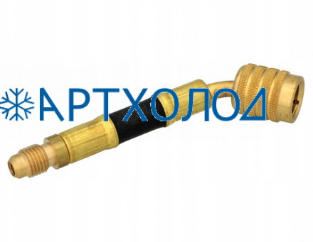 Гибкий переходной адаптер под углом 45° Mastercool 90410 (M1/4"SAE х F5/16"SAE) Гибкий переходной адаптер под углом 45° Mastercool 90410 (M1/4"SAE х F5/16"SAE)