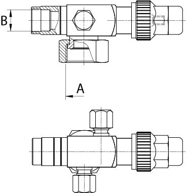 Запорнй вентиль Rotalock BC-VR-1-5/8 N Becool Запорнй вентиль Rotalock BC-VR-1-5/8 N Becool