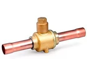 Вентиль шарововый со штуцером SBV(M)-JA11YHSY-1-S (ZBC-35s) Sanhua