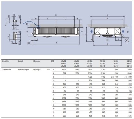 Потолочный двухпоточный воздухоохладитель ECO IDE 53B10 ED ECO Потолочный двухпоточный воздухоохладитель ECO IDE 53B10 ED ECO